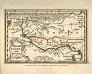 Negroland & Guinea - western Sudan - 1758 Bowen - World Atlases