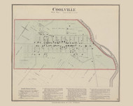 Coolville, Ohio 1875 Old Town Map Custom Reprint - Athens Co