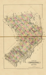 Aroostock County 16, Maine 1894 Old Map Reprint - Stuart State Atlas