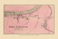 Fort Fairfield Village 18a, Maine 1894 Old Map Reprint - Stuart State Atlas