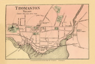 Thomaston Village 33d, Maine 1894 Old Map Reprint - Stuart State Atlas