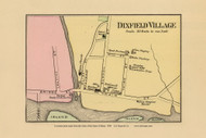 Dixfield Village 46b, Maine 1894 Old Map Reprint - Stuart State Atlas