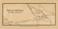 South Ashfield, Massachusetts 1858 Old Town Map Custom Print - Franklin Co.