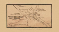 North Leverett, Massachusetts 1858 Old Town Map Custom Print - Franklin Co.