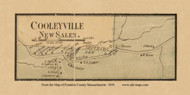 Cooleyville, Massachusetts 1858 Old Town Map Custom Print - Franklin Co.