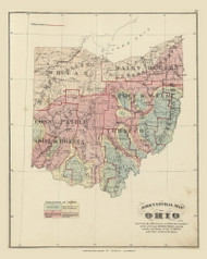 Agricultural Map of Ohio 77, 1875 Old Map Custom Reprint - From the Atlas of  Fayette County, Ohio