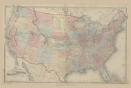United States 101, 1875 Old Map Custom Reprint - From the Atlas of  Fayette County, Ohio