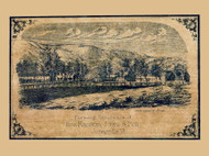 Jones & Son - Jonesville, Vermont 1857 Old Town Map Custom Print - Chittenden Co.