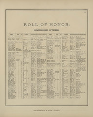 Roll of Honor - Page 33, Ohio 1879 Old Town Map Custom Reprint - Hardin Co.