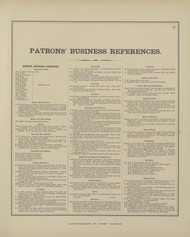 Patrons' Business References - Page 45, Ohio 1879 Old Town Map Custom Reprint - Hardin Co.