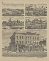 Bauman Block, Samuel Brubaker, J.A. Elder, Peter Borders, A. Ripley - Page 72, Ohio 1879 Old Town Map Custom Reprint - Hardin Co.