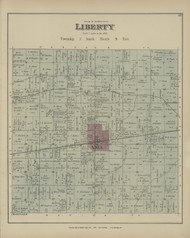 Liberty - Page 73, Ohio 1879 Old Town Map Custom Reprint - Hardin Co.