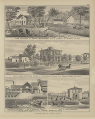 Steam Brick & Tile Works and Residence of Jas. Marshall, Josiah Smith, John J. Garlinger Page 86, Ohio 1879 Old Town Map Custom Reprint - Hardin Co.