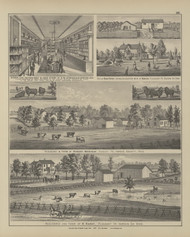 Residences & Farms of N. Rarey, Robert Morrison, Benjamin & Rarey - H. W. Atwood Boot & Shoe Store - Page 101, Ohio 1879 Old Town Map Custom Reprint - Hardin Co.