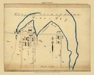 Sodus, New York 1835 Old Map Reprint - Shaker Villages USA Regional