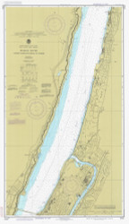 Hudson River - George Washington Bridge to Yonkers 1983 - Old Map Nautical Chart AC Harbors 747 - New York
