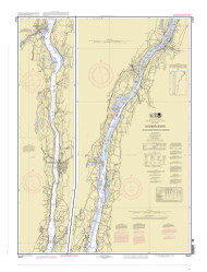 Hudson River - Wappinger Creek to Hudson 2007 - Old Map Nautical Chart AC Harbors 283 - New York