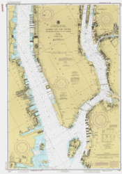 Hudson and East Rivers - West 67th St to Blackwells Island 1986 - Old Map Nautical Chart AC Harbors 745 - New York