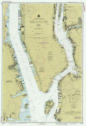 Hudson and East Rivers - West 67th St to Blackwells Island 1991 - Old Map Nautical Chart AC Harbors 745 - New York