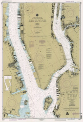 Hudson and East Rivers - West 67th St to Blackwells Island 1995 - Old Map Nautical Chart AC Harbors 745 - New York