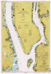 Hudson and East Rivers - West 67th St to Blackwells Island 1996 - Old Map Nautical Chart AC Harbors 745 - New York
