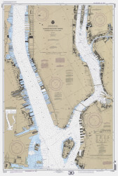 Hudson and East Rivers - West 67th St to Blackwells Island 2000 - Old Map Nautical Chart AC Harbors 745 - New York