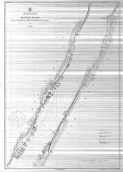 Hudson River - Days Point to Fort Washington (GW Bridge) 1916 - Old Map Nautical Chart AC Harbors 746 - New York