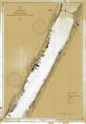 Hudson River - Days Point to Fort Washington (GW Bridge) 1931 - Old Map Nautical Chart AC Harbors 746 - New York