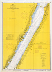 Hudson River - Days Point to George Washington Bridge 1969 - Old Map Nautical Chart AC Harbors 746 - New York