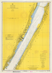 Hudson River - Days Point to George Washington Bridge 1973 - Old Map Nautical Chart AC Harbors 746 - New York