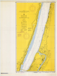 Hudson River - George Washington Bridge to Yonkers 1970 - Old Map Nautical Chart AC Harbors 747 - New York