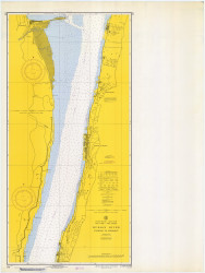 Hudson River - Yonkers to Piermont 1969 - Old Map Nautical Chart AC Harbors 748 - New York