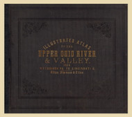 Cover, 1877 - Upper Ohio River and Valley Atlas - Old Map Custom Reprint - USA Regional 0