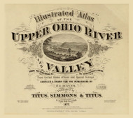 Title Page, 1877 - Upper Ohio River and Valley Atlas - Old Map Custom Reprint - USA Regional 1