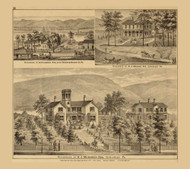 Residences of A.P. Lacock, W.J. Means and H.J. Murdoch, 1877 - Upper Ohio River and Valley Atlas - Old Map Custom Reprint - USA Regional 22