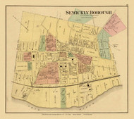 Sewickley Borough, Pennsylvania, 1877 - Upper Ohio River and Valley Atlas - Old Map Custom Reprint - USA Regional 23