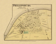 Philipsburg, Pennsylvania, 1877 - Upper Ohio River and Valley Atlas - Old Map Custom Reprint - USA Regional 26