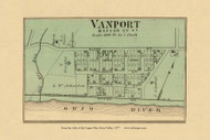 Vanport, Pennsylvania, 1877 - Upper Ohio River and Valley Atlas - Old Map Custom Reprint - USA Regional 30