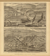 Wood, Shrader & Co. Coal Works and Coal Works of Foster, Clark & Wood, 1877 - Upper Ohio River and Valley Atlas - Old Map Custom Reprint - USA Regional 37