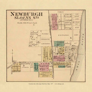 Newburgh & Sloans Station, Ohio, 1877 - Upper Ohio River and Valley Atlas - Old Map Custom Reprint - USA Regional 46 47