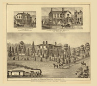 Residences of Duncan McBane, J.D. Scott and William Reed, 1877 - Upper Ohio River and Valley Atlas - Old Map Custom Reprint - USA Regional 96