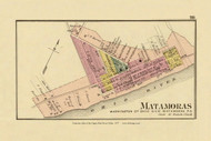 Matamoras, Ohio, 1877 - Upper Ohio River and Valley Atlas - Old Map Custom Reprint - USA Regional 98 99