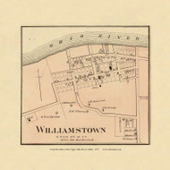 Williamstown, West Virginia, 1877 - Upper Ohio River and Valley Atlas - Old Map Custom Reprint - USA Regional 106 107
