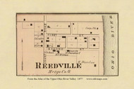 Reedville, Ohio, 1877 - Upper Ohio River and Valley Atlas - Old Map Custom Reprint - USA Regional 120 121