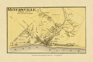 Minersville, Ohio, 1877 - Upper Ohio River and Valley Atlas - Old Map Custom Reprint - USA Regional 128 129