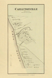 Charletonville, Ohio, 1877 - Upper Ohio River and Valley Atlas - Old Map Custom Reprint - USA Regional 132 133