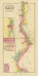 Upper Ohio River and Valley Part 15 - 253 to 271 Miles Below Pittsburgh, Cheshire, Addison, and Shepards City, Ohio and Elenipsico, West Virginia, 1877 - Upper Ohio River and Valley Atlas - Old Map Custom Reprint - USA Regional 148