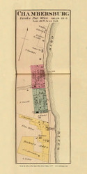 Chambersburg, Ohio, 1877 - Upper Ohio River and Valley Atlas - Old Map Custom Reprint - USA Regional 165