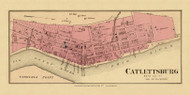 Cattlettsburg, Kentucky , 1877 - Upper Ohio River and Valley Atlas - Old Map Custom Reprint - USA Regional 181