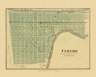 Ceredo, West Virginia, 1877 - Upper Ohio River and Valley Atlas - Old Map Custom Reprint - USA Regional 181